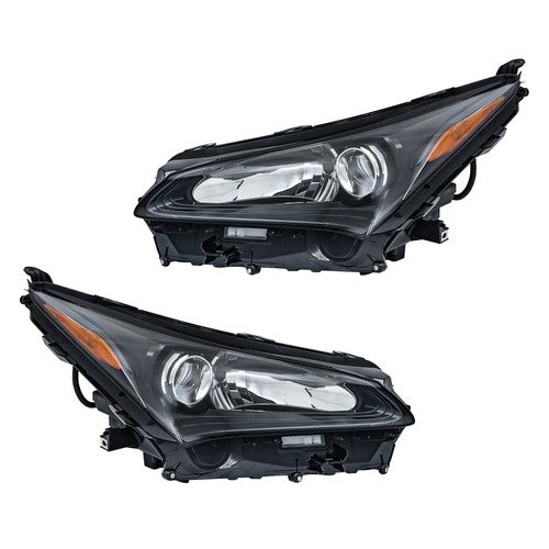 LED+Halogen w/Sport Pkg For 2015-2017 Lexus NX200t Headlights Passenger+Driver