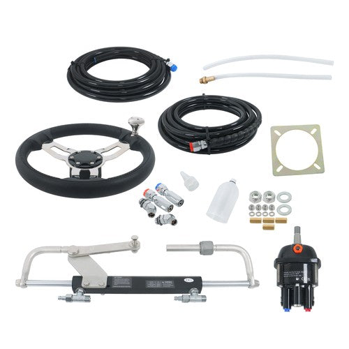 NEW 90HP Hydraulic Outboard Steering Kit With 20ft High Strength Nylon Hose