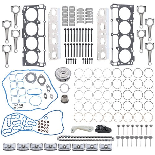 For Dodge Durango 09-15 Engine Rebuild Piston Gasket Rods Timing Kit HS26284PT-1