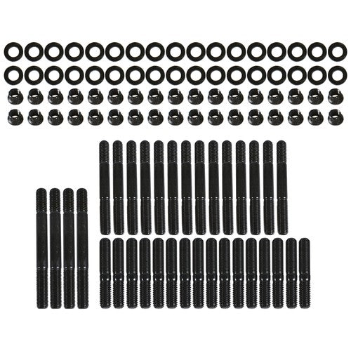 Fit For Chevrolet SBC 265 267 283 302 350 Small Block Black Cylinder Head Studs
