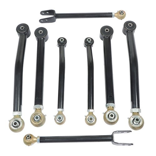 8pc For Jeep Wrangler JK 3.6L 3.8L 2007-2018 Adjustable 0-6" Lift Control Arms