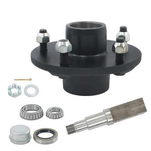 1 Set Fit For 5 - 5.5" Wheel Hub Kit and 8.25” Square #84 Spindle(7 -Piece /Set)
