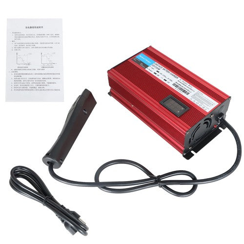 New 48 V 12A Charger "Triangle" 3 Pin Style Plug For EZGO RXV & TXT Golf Cart
