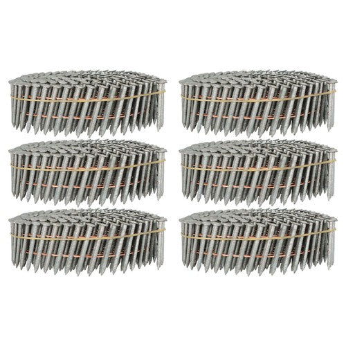 Full Round-Head Hot-Dipped Galvanized 3600× 1-1/4"× 0.092" Ring Coil Siding Nail