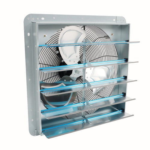 Aluminum High Speed 10"12"14"16"20" Shutter Exhaust Fan Wall Mounted Garage Shop