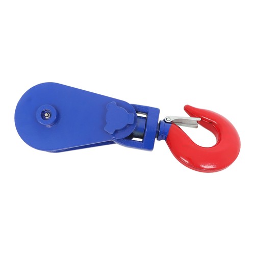 8800 Lbs Snatch Block with Swivel Shackle, 4.5" Sheave, 1/2" Wire Rope