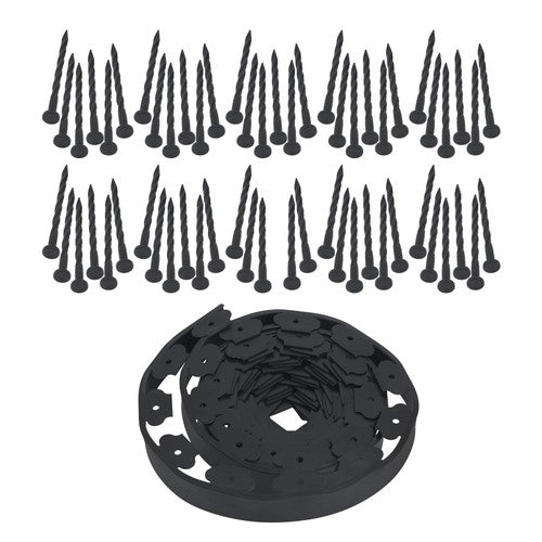 No-Dig Garden Edge Lawn Border L-shaped Landscape Edging Border Kit 40 FT