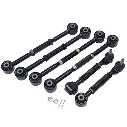 Rear Upper + Lower Control Camber Arms For 2003-2007 Honda Accord 6Pcs US