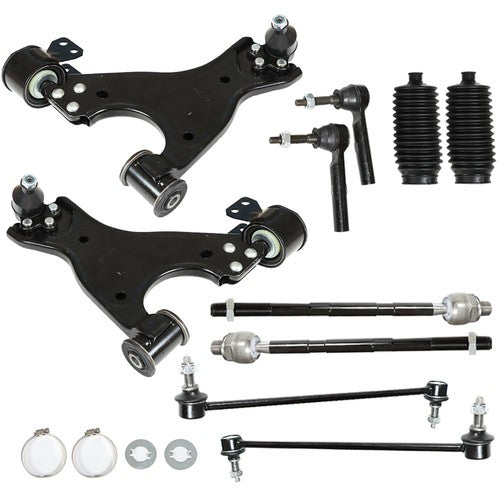 NEW 12Pc Complete Front Control Arms Ball Joints Tie Rod End For Bucik Chevy GMC