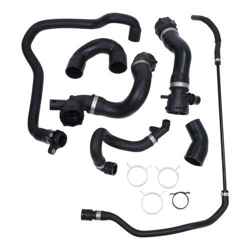 7 Hoses Radiator Coolant Water Hose Pipe Kit Fit For 07-11 BMW E90 128i 328i N51