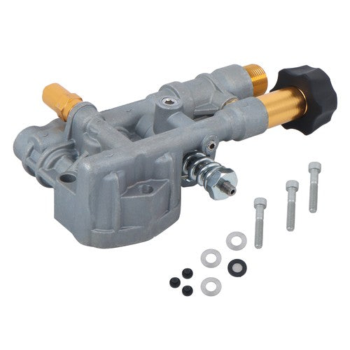 7108366 Pressure Washer Pump Manifold For 510020 & 520006 Axial Cam Washer Pump