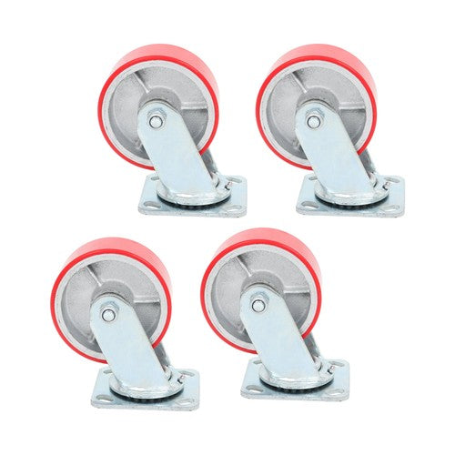 5"X 2" Heavy Duty Casters -Polyurethane Caster with Capacity up to 3200 LBS