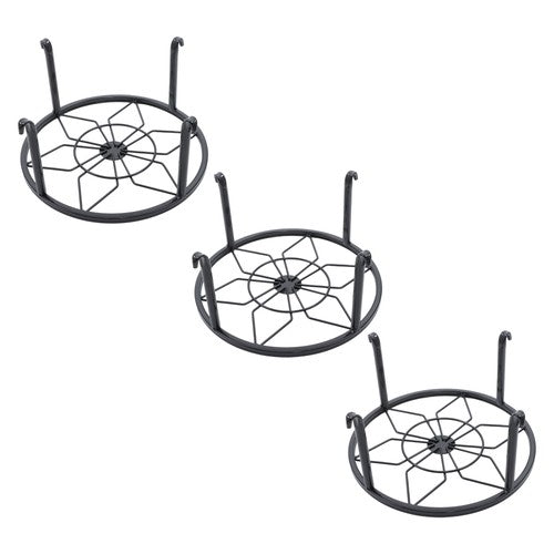 3PCS Plant Stand for Flower Pot Potted Holder Indoor Outdoor Metal 9in
