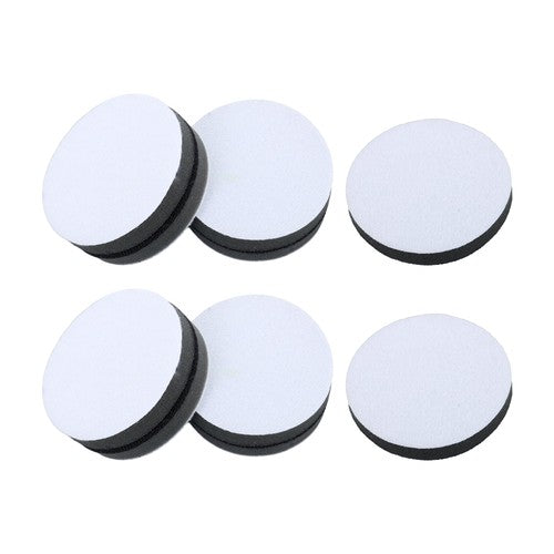 10 Pcs 3" Soft Foam Interface Sponge Pad for Random Orbital Sander - Hook & Loop