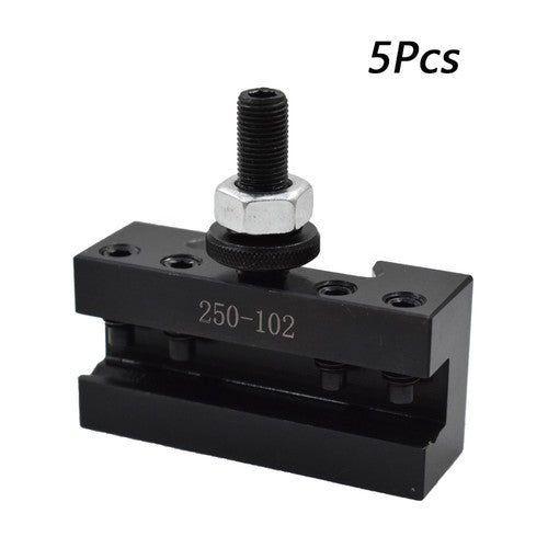 5Pcs AXA 250-102 2# Quick Change Tool Post Boring Turning Holder 6-12"