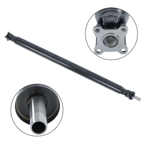 Black Rear Driveshaft Prop Shaft ForToyota Sequoia V8 4.7L Rear 4WD 2004-2007