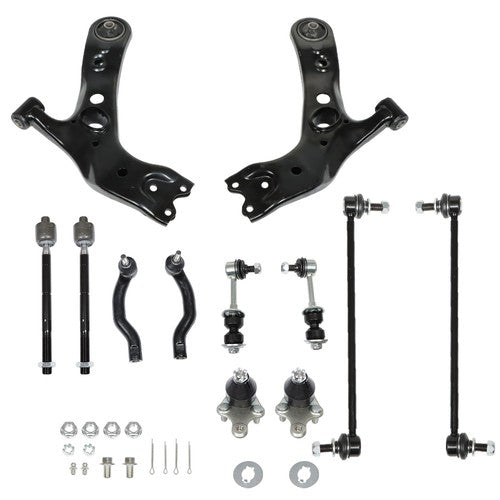 New Front Lower Suspension Kit Control Arm 12pc For TOYOTA RAV4 2006-2018