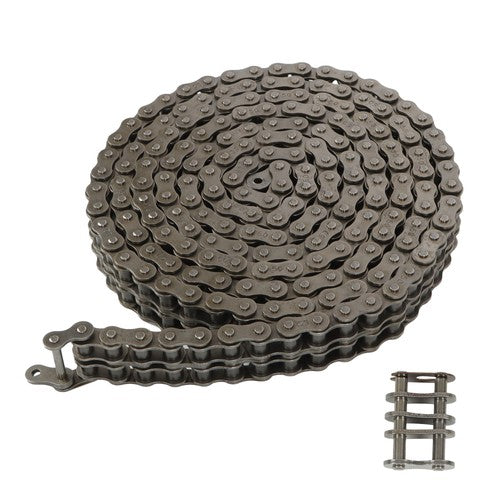 50-2 DUPLEX Roller Chain 10FT With 2 Master Links 50-2R 5/8 PITCH