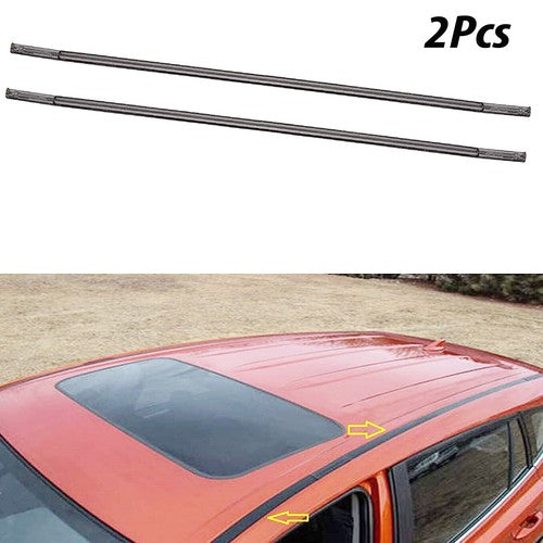 Black Roof Trim Molding Kit 2PCS for Toyota for Corolla 2008 2013