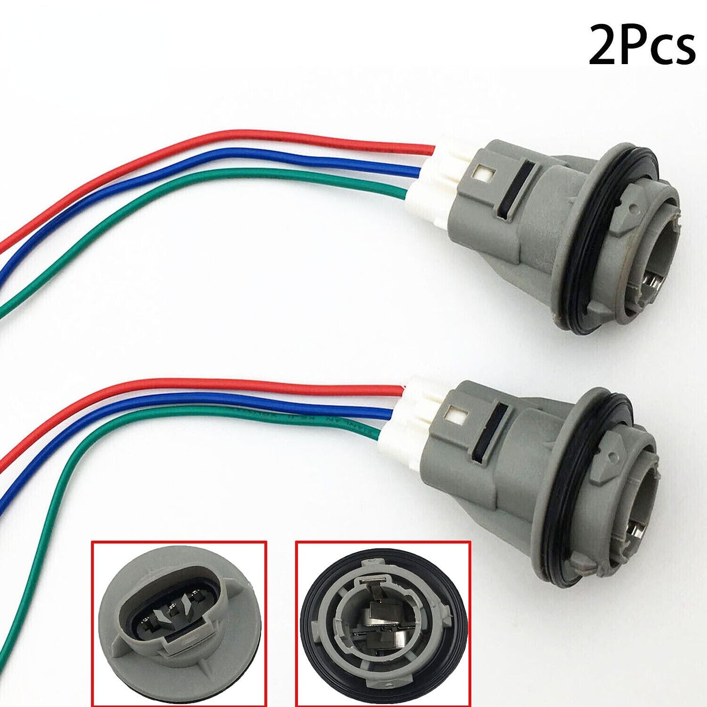 Front Turn Signal Light Socket Connector Harness w 3 Wire Kit for Honda Civic