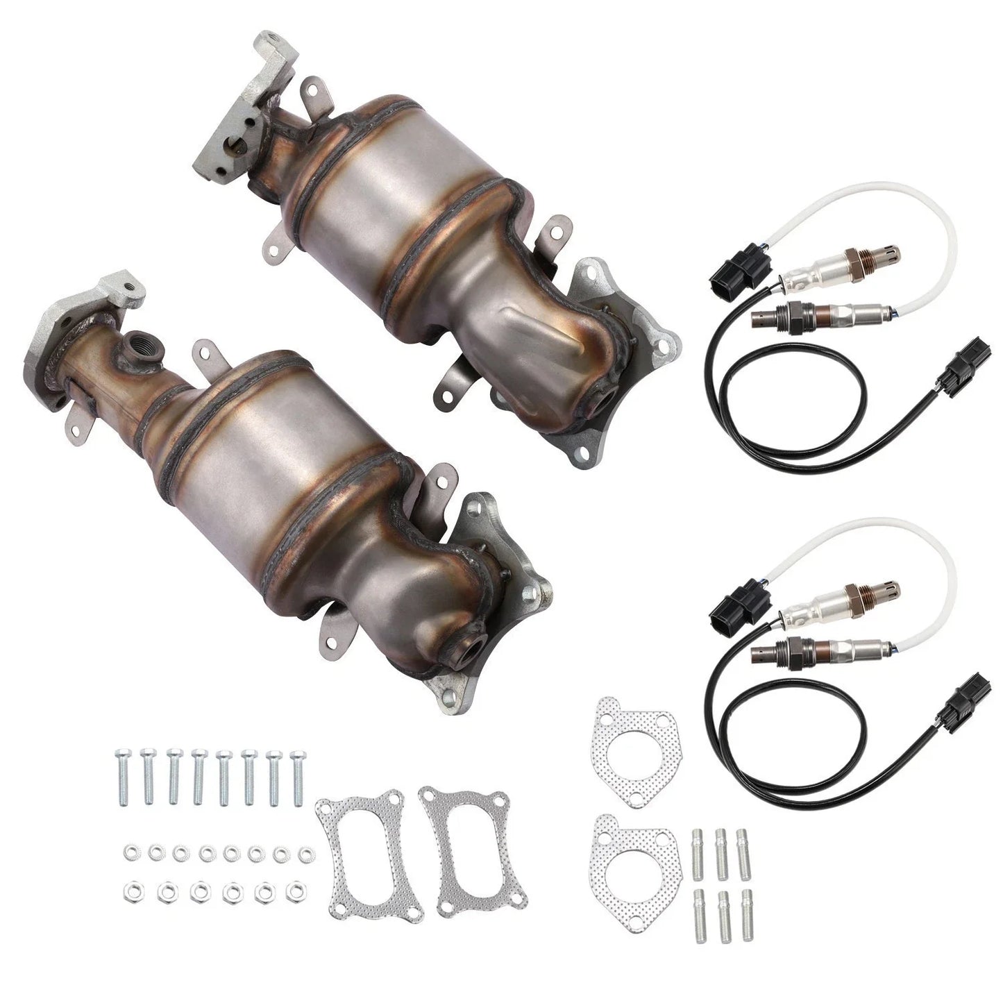 Exhaust Manifold Catalytic Converter W/ O2 Sensor For Honda Pilot 2009-2012 3.5L