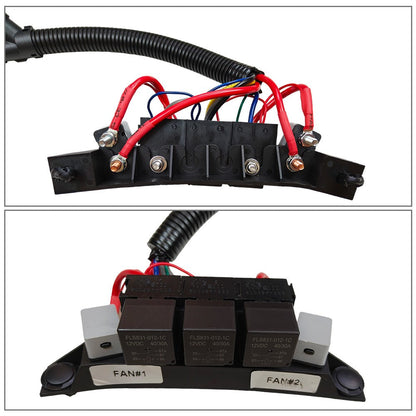 Dual Speed Electric Fan Wiring Harness 674-00923 For Chevy Avalanche 1500 2500