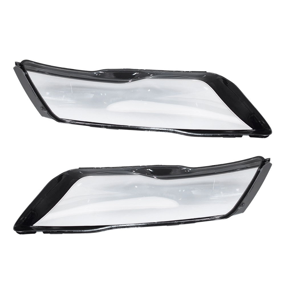 For 2012-2015 Audi A7 S7 RS7 Left & Right Front Headlights Headlamps Lens Covers