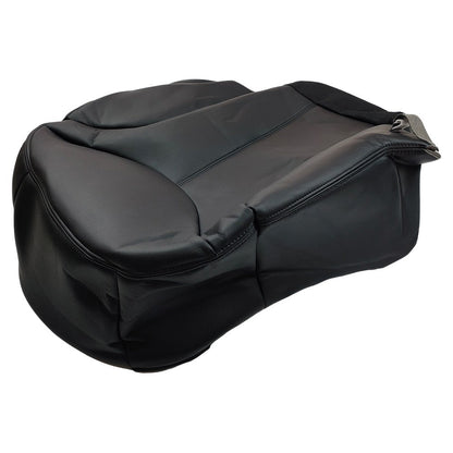 For 1999-02 GMC Sierra 1500 2500 Driver Side Bottom Leather Cover Black