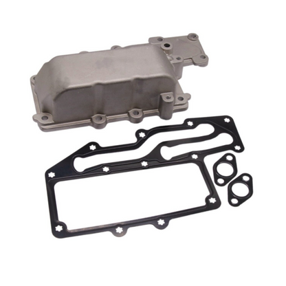 New For Perkins 1104 series Caterpillar CAT C4.4 Oil Cooler Core+Housing+ Gasket
