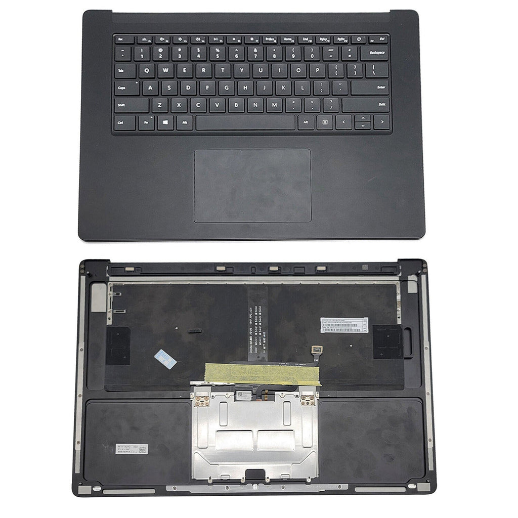 New For Microsoft Surface Laptop 4 1953 Palmrest Keyboard Touchpad Black 15in US