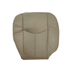For 2005-2006 Cadillac Escalade Driver & Passenger Bottom Leather Seat Cover Tan