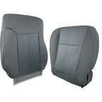 Driver Bottom & Top Cloth Seat Cover Gray Fit For 2011-2014 Ford F150 STX XL XLT