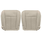 Leather Bottom Seat Cover Tan For 2007-14 Ford Expedition Driver & Passenger New