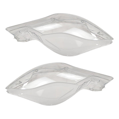A Pair Front Side Headlight Lens Cover For 2014- 2017 Maserati Quattroporte