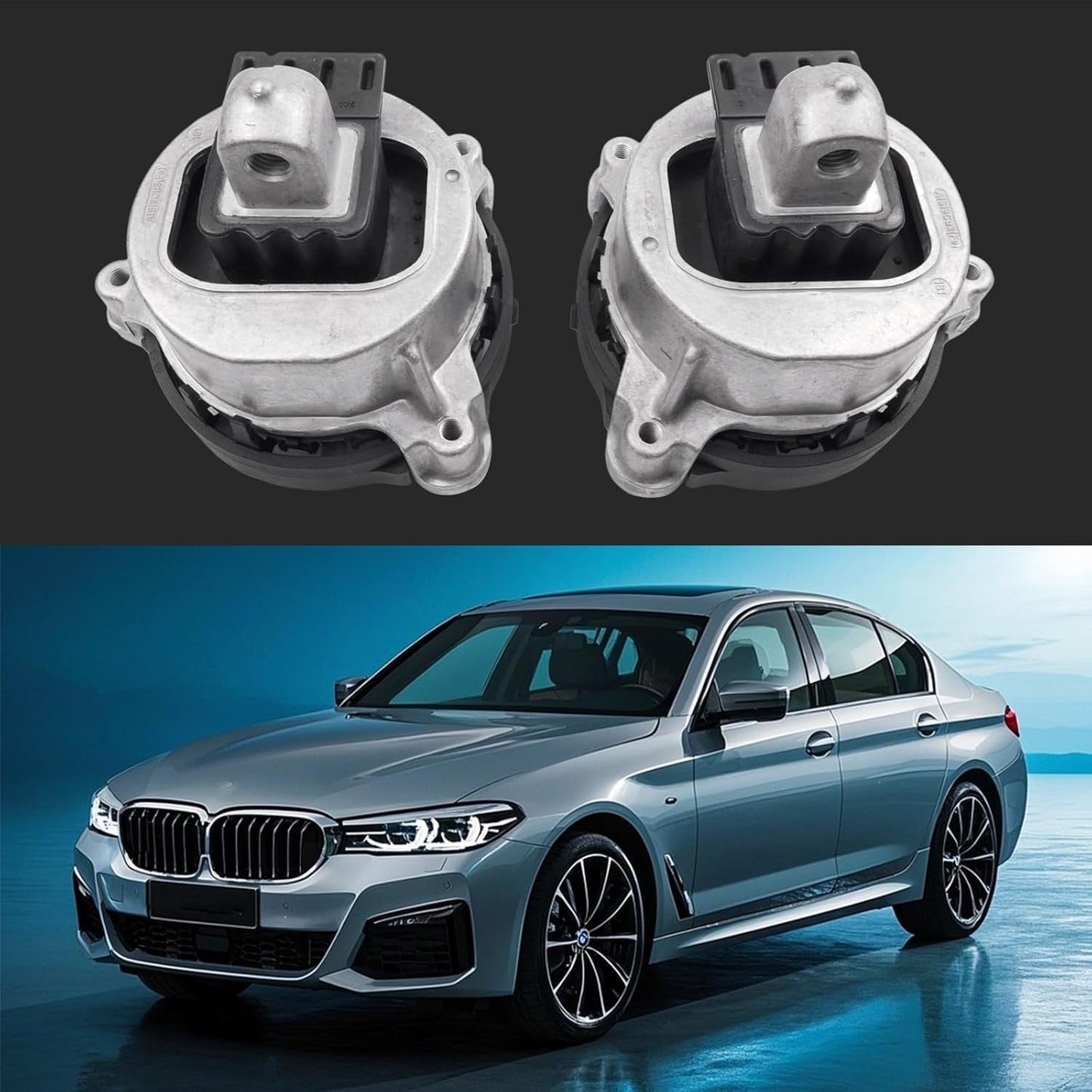 Motor Mount Engine Support Left and Right 22116860495 For BMW 530Li xDrive X3 X4