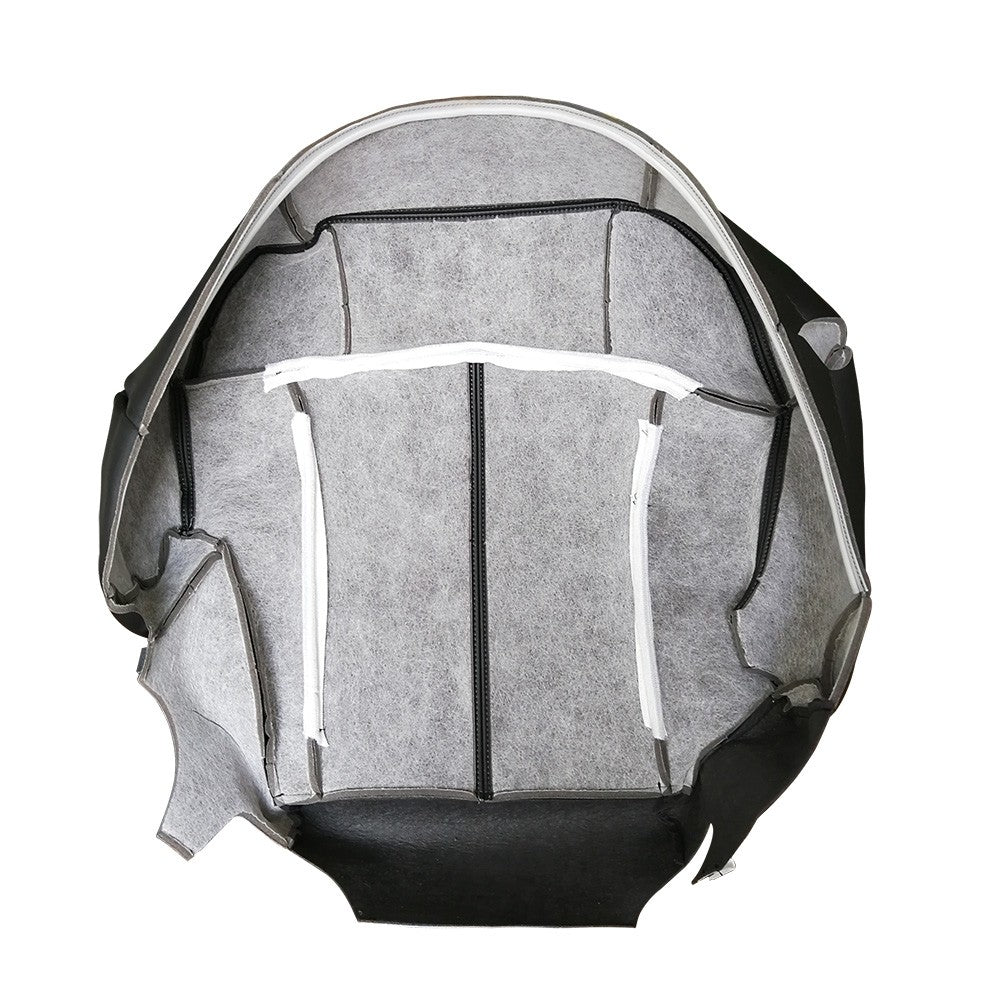 For 1999 2000 - 2002 Chevy Silverado Driver Bottom Leather Seat-Cover dark Gray