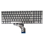 Silver Keyboard For HP 15s-dy 15s-dy2000 15s-dy2073dx 15s-dy2046ms 15s-dy2xxx US