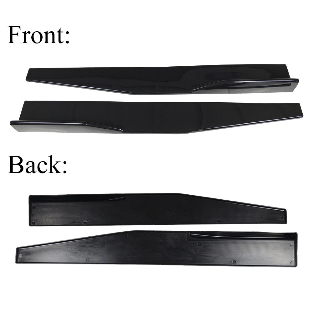 Front Bumper Lip Spoiler Splitter Body Kit Blk For HONDA ACCORD Coupe Sedan Car