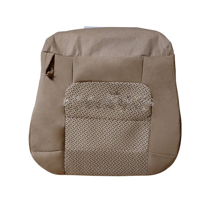 New For 2001-03 Ford F150 XLT Driver Bottom Cloth Seat Cover Med Parchment Tan