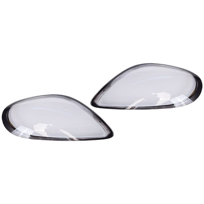 For 2014-2016 Porsche Boxster Cayman 981 Headlight Lens Cover Shell Left + Right