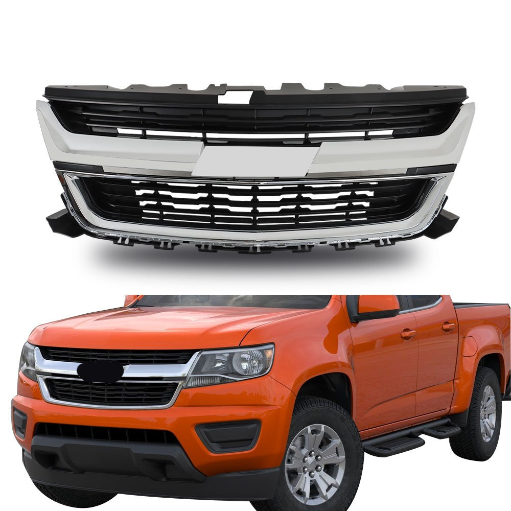 NEW Front Upper Grille Replacement Grill Plastic For Chevrolet Colorado 15-20