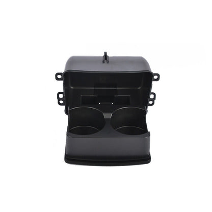 Front Center Console Cup Holder Rear Seats Black for Ford Explorer 2016 2018