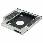 CD DVD ROM Optical Bay 9 5mm Universal SATA 2nd HDD SSD Hard Drive Caddy