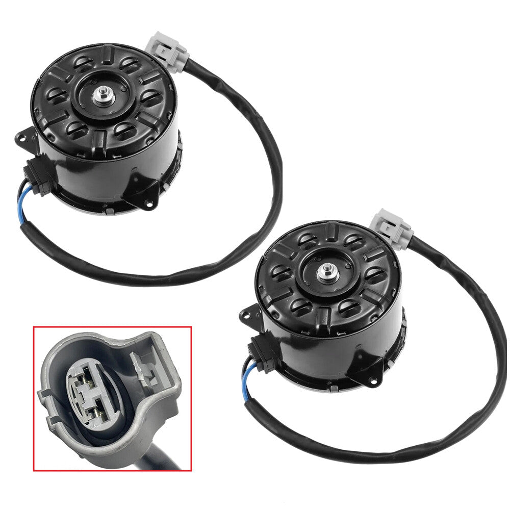 2X Radiator Fan Motor New 2006 2007 for Toyota Highlander for Lexus RX400h