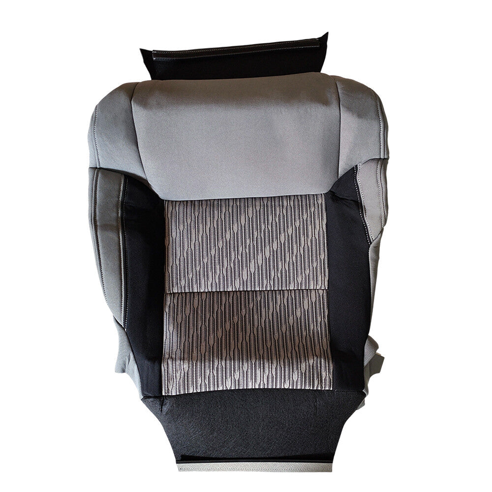 Front Driver Bottom Cloth Seat Cover Gray/Black For 2014 - 2021 Toyota Tundra