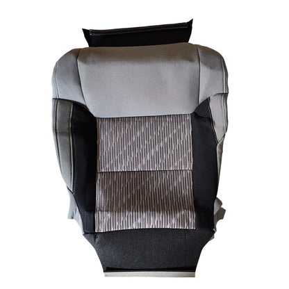 Front Driver Bottom Cloth Seat Cover Gray/Black For 2014 - 2021 Toyota Tundra