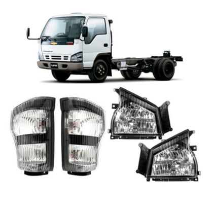 Headlight Corner Light With Motor for Isuzu NPR NQR 2004 2007 for GMC W4500