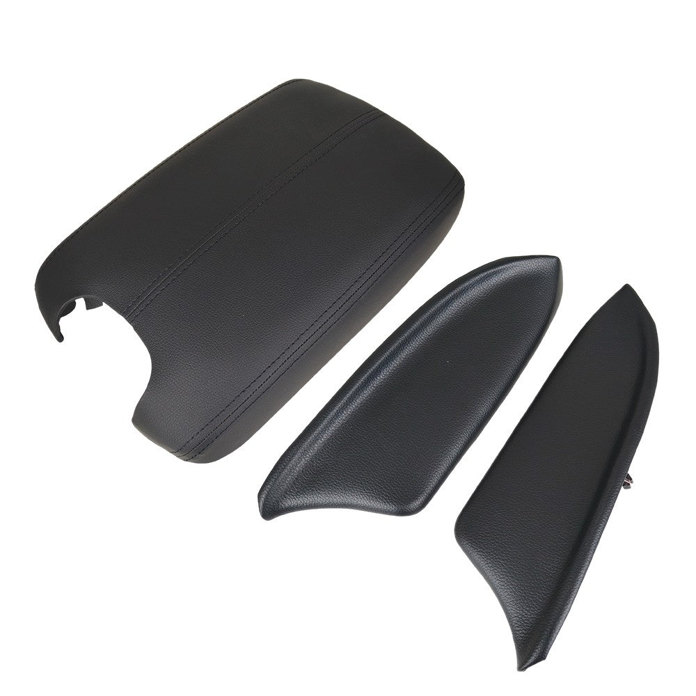 Car Center Console Cover Front Door Panels Armrest Black for Honda Accord 08-12