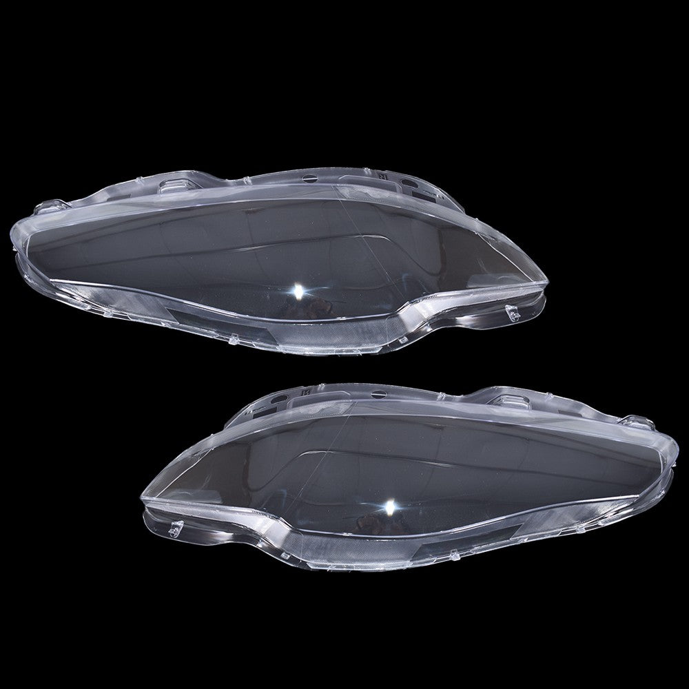 Pair Front Headlamp Headlight Lens Cover Shell Clear For Jaguar XJ XJL 2010-2019
