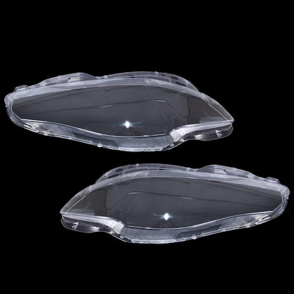 Pair Front Headlamp Headlight Lens Cover Shell Clear For Jaguar XJ XJL 2010-2019